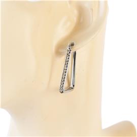 Stainless Steel Triangle Hoop Earring