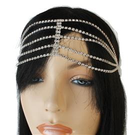 Rhinestone 5 Ln Hair Band