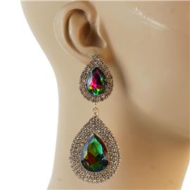 Rhinestones Teardrop Earring