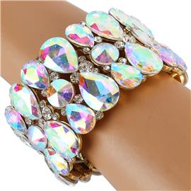 Crystal Teardrop Bracelet