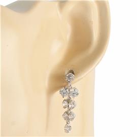 CZ Drop Vine Earring