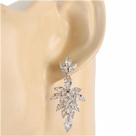 CZ Leaves Vine Earring