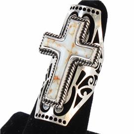 Western Cross Design Ring