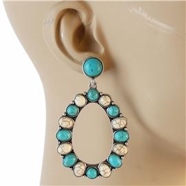 Fashion Concho Tear Earring