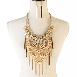 Fashion Drop Necklace Set