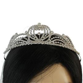 Rhinestone Heart Tiara