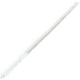 Cubic Zirconia Two Lines Bracelet