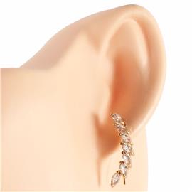 CZ Stainless Steel Earring