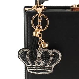 Rhinestones Crown Key Chain