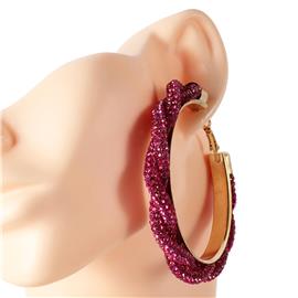 Fashion Twisted Hoop Earring