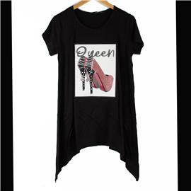 Reg QUEEN Print T Shirt