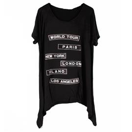 Plus WORD TOUR Print T Shirt