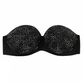 Fashion Crystal Stones B Cup Bra Jewelry