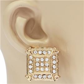 Chunky Square Earring