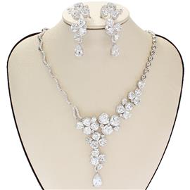 Cubic Zirconia Necklace Set