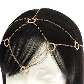 Rhinestone Round Head Chain