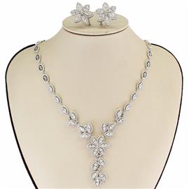 Cubic Zirconia Necklace Set