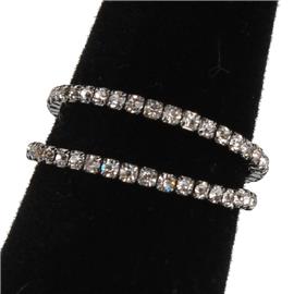 Rhinestone Double-Side Ring