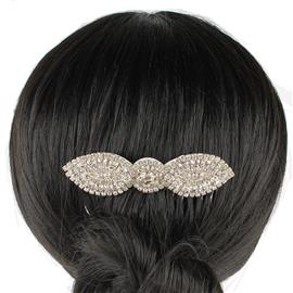 Rhinestone Bow Hair Comb