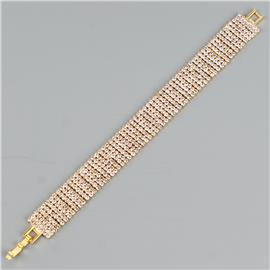 Rhinestone 7 Lines Bracelet