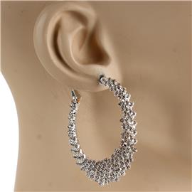 Rhinestone Design Earring