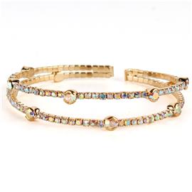 Rhinestone Round Bracelet