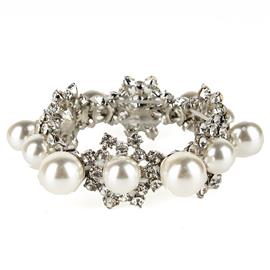 Pearl with Stone Bracelet