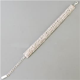 Rhinestones Casting Bracelet