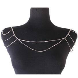 Rhinestones Shoulder Body Chain