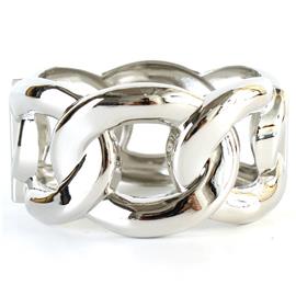 Metal Link Cuff Bangle