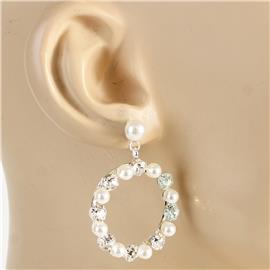 Pearl Round Earring