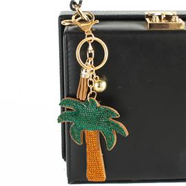 Foam Palmtree Key Chain