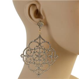 Rhinestone Chandelier Earring