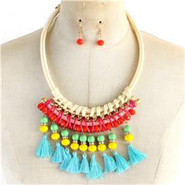 Fashion MultiTassels Necklace Set