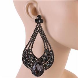 Crystal Teardrop Earring