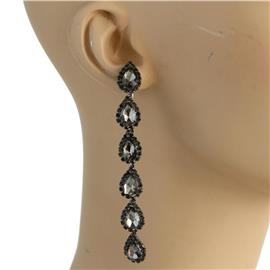 Crystal Teardrop Earring