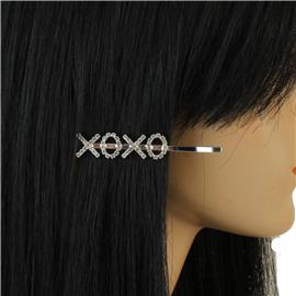 "Rhinestone "XOXO" Hair Pin"