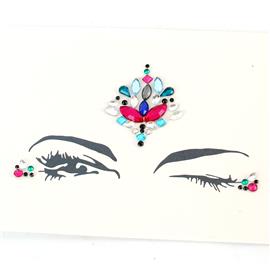 Crystal Stones Face Jewelry Sticker