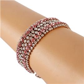 Rhinestones Casting Bracelet