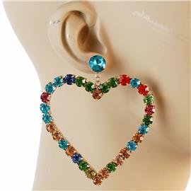 Crystal Heart Earring