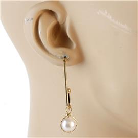 Pearl Bar Earring