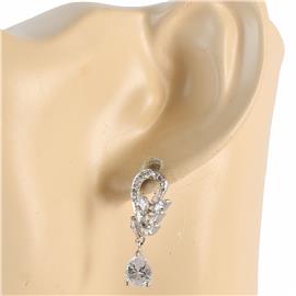 CZ Tear Earring