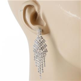 Rhinestones Casting Earring