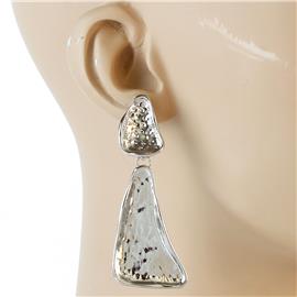 Metal Dangling Triangle Earring