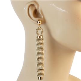 Fashion Tube Cord Earring