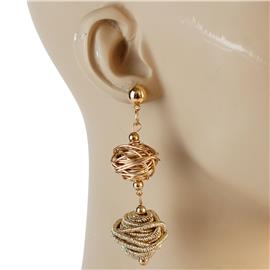 Fashion Knot Ball Earring