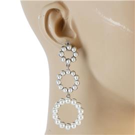 Pearl Round Earring