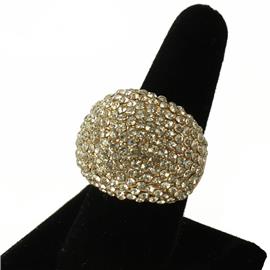 Multi Color Rhinestones Ring