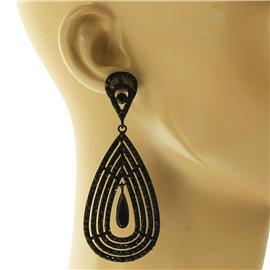 Crystal Long Teardrop Earring