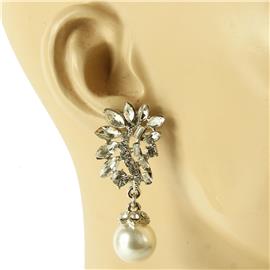 Crystal Pearl Earring